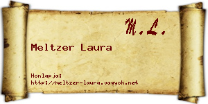 Meltzer Laura névjegykártya